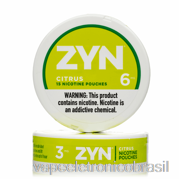 Bolsas De Nicotina Vape Eletronico Zyn - Cítrico 6mg (pacote Com 5)